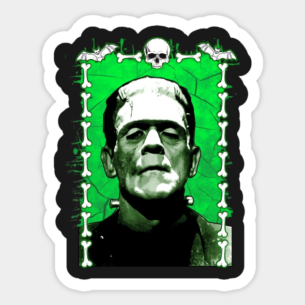 Frankenstein Sticker by sevencrow